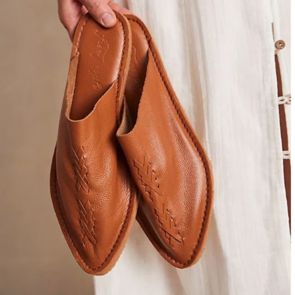 Classic Tan Leather Women's Loafers